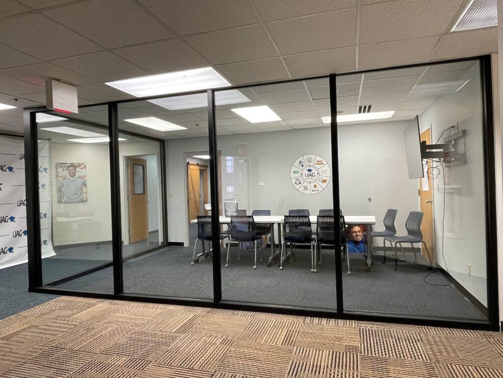 Conference meeting room before 